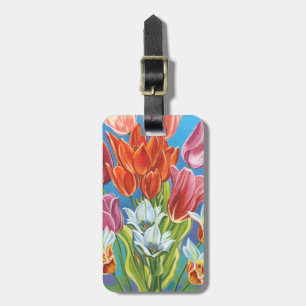 Blumenstrauß in Grenze III Gepäckanhänger
