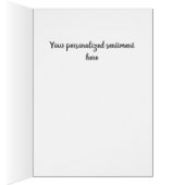 Blumenstrauß in Milchflaschen Aufbereitungskarte (Innen (Rechts))