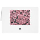 Blumenstrauß in Rosa (Rückseite Horizontal)