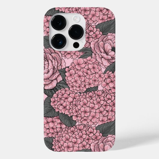 Blumenstrauß in Rosa Case-Mate iPhone Hülle (Rückseite)