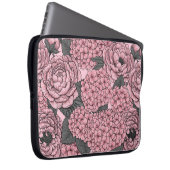 Blumenstrauß in Rosa Laptopschutzhülle (Vorne Rechts)