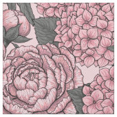 Blumenstrauß in Rosa Stoff (Muster)