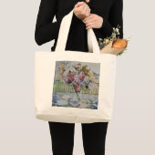 Blumenstrauß Jumbo Stoffbeutel (Vorderseite (Produkt))