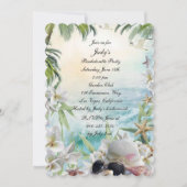 Blumenstrauß-Junggeselinnen-Abschied Einladung (Vorderseite)