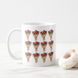 Blumenstrauß Kaffeetasse