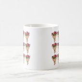 Blumenstrauß Kaffeetasse (Mittel)