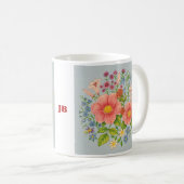 Blumenstrauß Kaffeetasse (VorderseiteRechts)