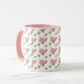 Blumenstrauß-Kaffeetasse Tasse (Vorderseite Links)