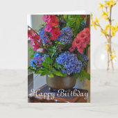 Blumenstrauß Karte (Gelbe Blume)