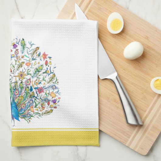 Blumenstrauß Küchentuch (Viertel Falte)
