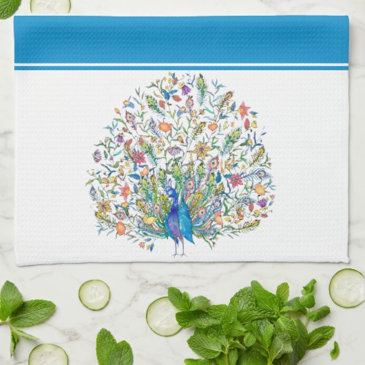 Blumenstrauß Küchentuch (Gefaltet)