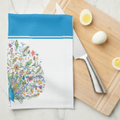 Blumenstrauß Küchentuch (Viertel Falte)