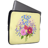 Blumenstrauß Lab Ärmel Laptopschutzhülle (Vorne Rechts)