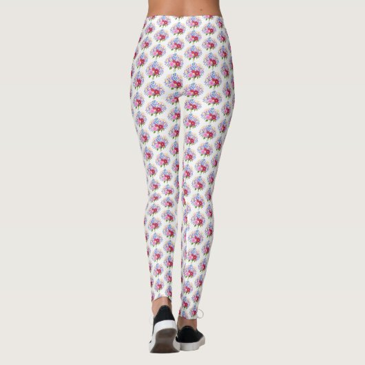 Blumenstrauss Leggings (Rückseite)