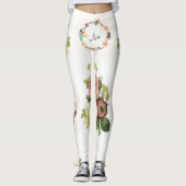 Blumenstrauß-Leggings Leggings (Vorderseite)