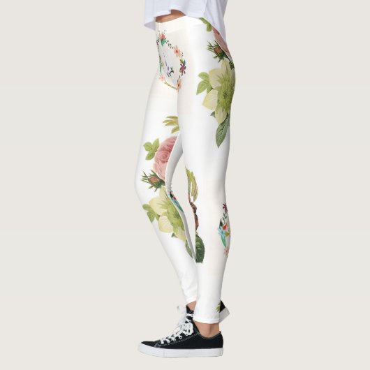 Blumenstrauß-Leggings Leggings (Links)