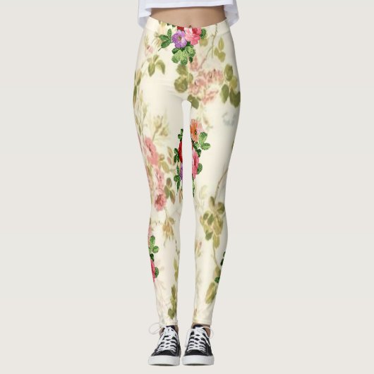 Blumenstrauß-Leggings Leggings (Vorderseite)