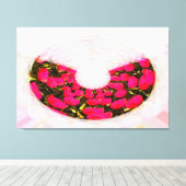 Blumenstrauß Leinwanddruck (Insitu (Holzboden))