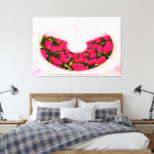 Blumenstrauß Leinwanddruck (Insitu (Schlafzimmer))