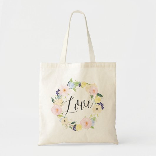 Blumenstrauß | Liebe Tote Bag Tragetasche (Vorne)