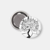 Blumenstrauß magnet (Vorderseite/Rückseite)