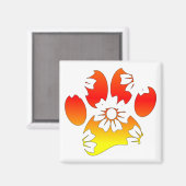 Blumenstrauß Magnet (Vorderseite/Rückseite)