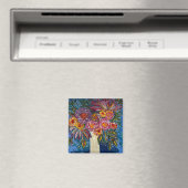 Blumenstrauß-Magnet Magnet (In Situ (Geschirrspüler))