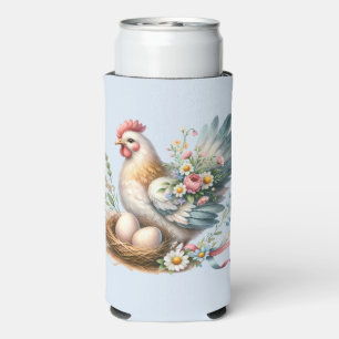 Blumenstrauß mit Eiern Vintager Bauernstube Selters Dosenkühler