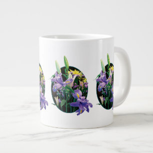 Blumenstrauß mit japanischen Schwertlilien Jumbo-Tasse