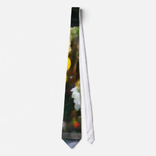 Blumenstrauß mit Rosen und Calla-Lilien Krawatte