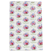 Blumenstrauss Mittlere Geschenktüte (Vorderseite)