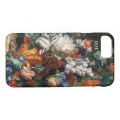 Blumenstrauß Monogramm-Telefon-Hüllen der Case-Mate iPhone Hülle (Rückseite (Horizontal))
