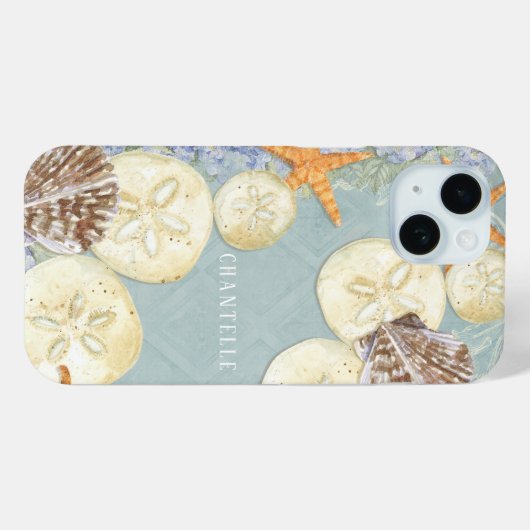 Blumenstrauß-Muscheln Case-Mate iPhone Hülle (Rückseite (Horizontal))