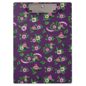 Blumenstrauß-Muster Frida Kahlos | Purlpe Klemmbrett (Vorderseite)