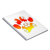 Blumenstrauß Notizblock (Rechte Seite)