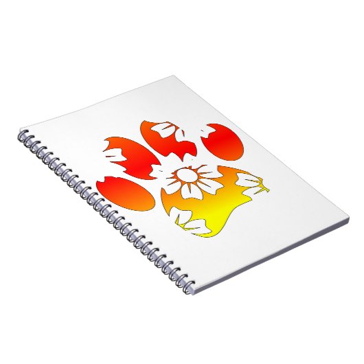 Blumenstrauß Notizblock (Rechte Seite)