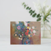 Blumenstrauß - Odilon Redon Postkarte (Stehend Vorderseite)