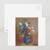 Blumenstrauß - Odilon Redon Postkarte (Vorne/Hinten)
