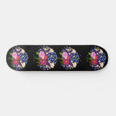 Blumenstrauss Pale Black Skateboard (Horizontal)