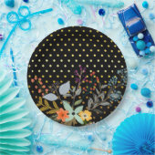 Blumenstrauß-Party * wählen Sie Hintergrundfarbe Pappteller (Party)