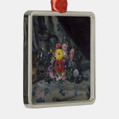 Blumenstrauß Pauls Cezanne | der gelben Dahlien, Silbernes Ornament (Rechts)