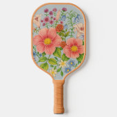 Blumenstrauß Pickleball Schläger (Vorderseite)