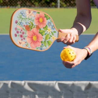 Blumenstrauß Pickleball Schläger