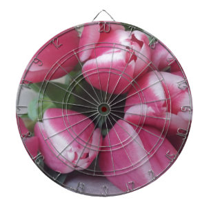 Blumenstrauß, Pink Tulips, Blume Dartscheibe