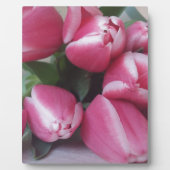 Blumenstrauß, Pink Tulips, Blume Fotoplatte (Vorderseite)