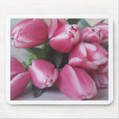 Blumenstrauß, Pink Tulips, Blume Mousepad (Vorne)