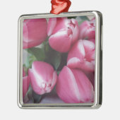 Blumenstrauß, Pink Tulips, Blume Ornament Aus Metall (Links)