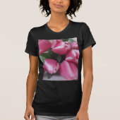 Blumenstrauß, Pink Tulips, Blume T-Shirt (Vorderseite)
