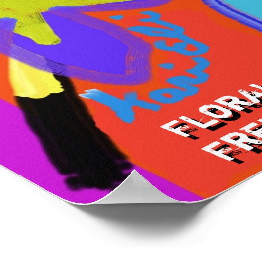 Blumenstrauß... Poster (Ecke)