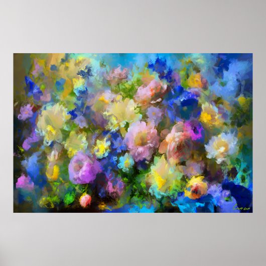 Blumenstrauß poster (Vorne)